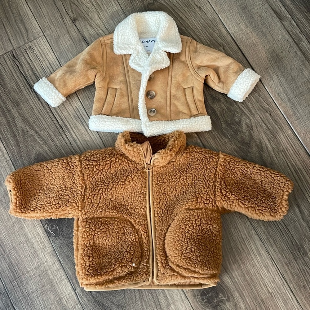 2 baby jackets